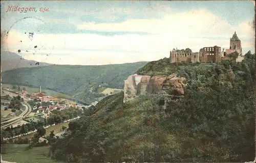 Nideggen Eifel Burg Kat. Nideggen