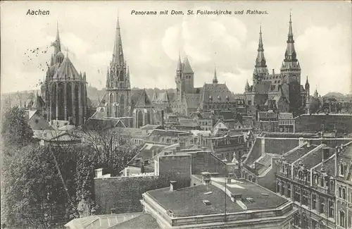 Aachen Dom St. Foilanskirche Rathaus Kat. Aachen