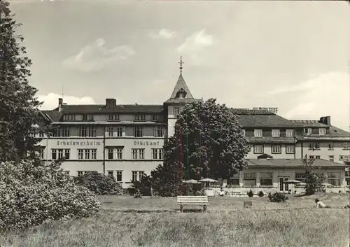 Oberhof Thueringen FDGB Erholungsheim Glueckauf Kat. Oberhof Thueringen