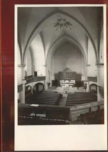 Erfurt Kirche innen Kat. Erfurt