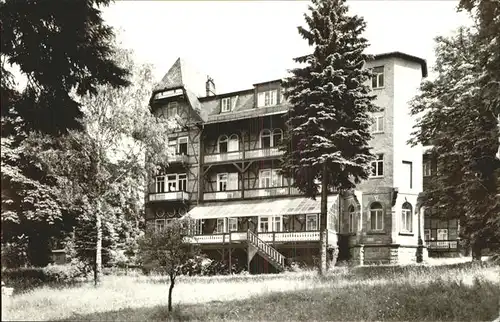 Bad Berka Sanatorium Wilhelmsburg Kat. Bad Berka