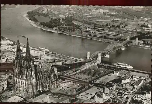 Koeln Rhein Luftbild Kat. Koeln