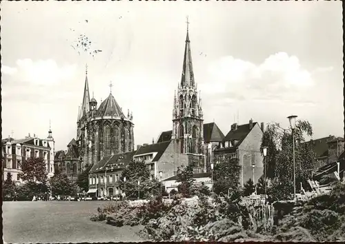 Aachen Eliesenbrunnen Dom Kat. Aachen