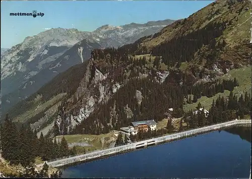 Schwanden GL Berggasthaus Mettmenalp Stausee Staumauer Alpenpanorama Kat. Schwanden GL