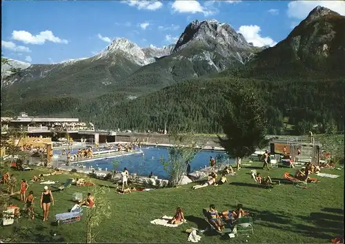 Scuol Schwimmbad Tr? Lischanagruppe Alpine Heilbad Kat. Scuol