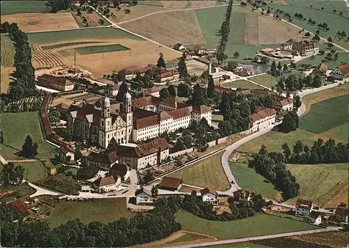 St Urban Willisau Psychiatrische Klinik ehemaliges Zisterzienser Kloster Fliegeraufnahme Kat. St Urban
