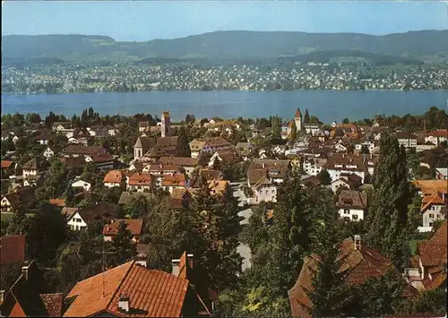 Kuesnacht Panorama Zuerichsee Kat. Kuesnacht