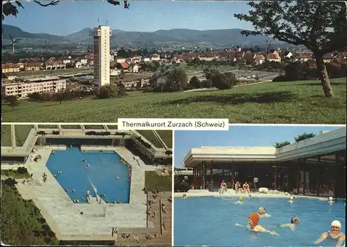 Zurzach Thermalquelle Thermalbad Rheumaklinik Turmhotel Kurort Kat. Zurzach