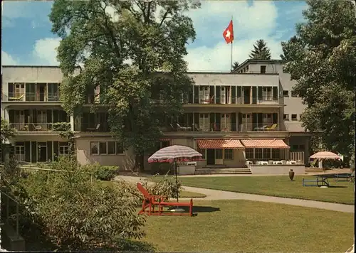 Bad Schinznach Kurhotel Habsburg Park Flagge Kat. Bad Schinznach