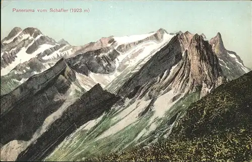 Schaefler Panorama Appenzeller Alpen Kat. Schaefler