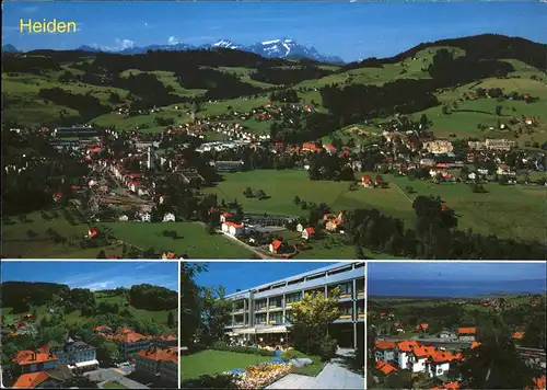 Heiden AR Gesamtansicht mit Alpenpanorama Kurhaus Klimakurort / Heiden /Bz. Vorderland