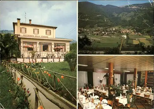 Bioggio Ristorante Stazione Gesamtansicht Alpenpanorama Kat. Bioggio