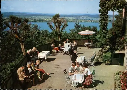 Mannenbach Salenstein Christliches Erholungsheim Wartburg Terrasse Bodensee Untersee Kat. Mannenbach Salenstein