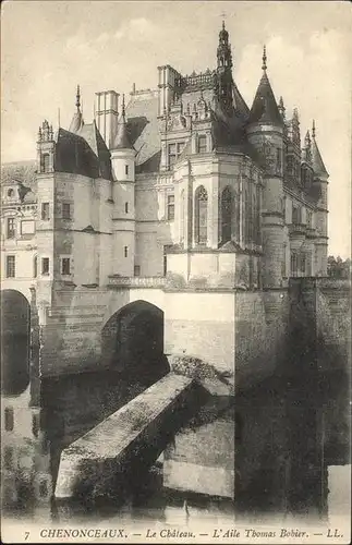 Chenonceaux Indre et Loire Chateau L Aile Thomas Bohier Kat. Chenonceaux