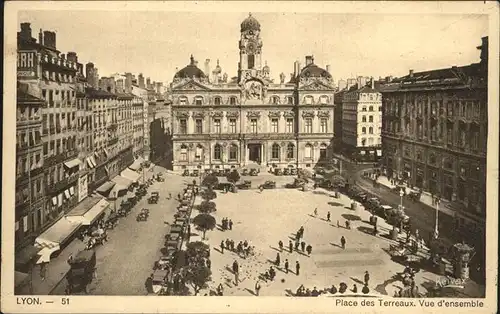 Lyon France Place des Terreaux Kat. Lyon