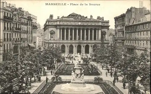 Marseille Place de la Bource Monument Kat. Marseille