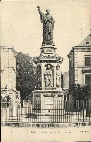 Dijon Cote d Or Statue de Saint Bernard Monument Kat. Dijon