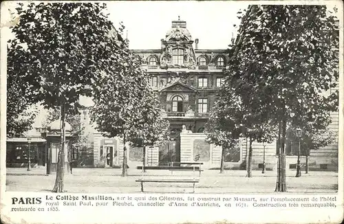 Paris College Massillon Kat. Paris