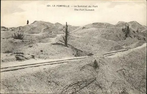 Reims Champagne Ardenne Le Sommet du Fort de la Pompelle Kat. Reims