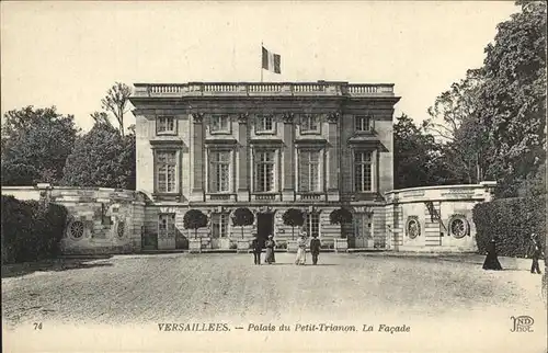 Versailles Yvelines Palais du Petit Trianon Facade Kat. Versailles