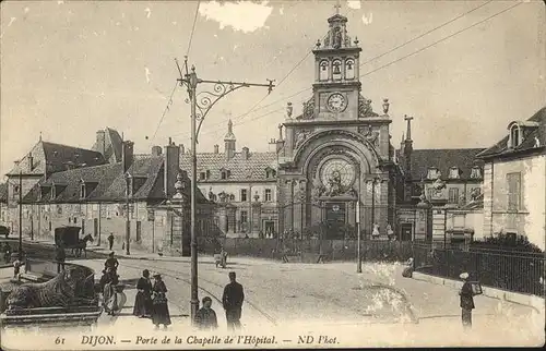 Dijon Cote d Or Porte de la Chapelle de l Hopital Kat. Dijon