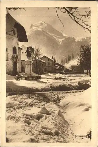 Morzine Place de l Eglise Pointe de Nion Kat. Morzine