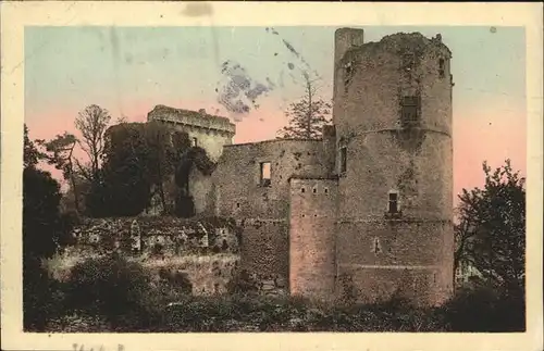 Clisson Ruines du Chateau Donjon et grosse Tour Kat. Clisson