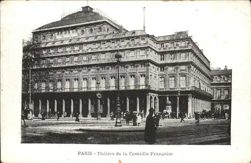 Paris Theatre de la Comedie Francaise Kat. Paris