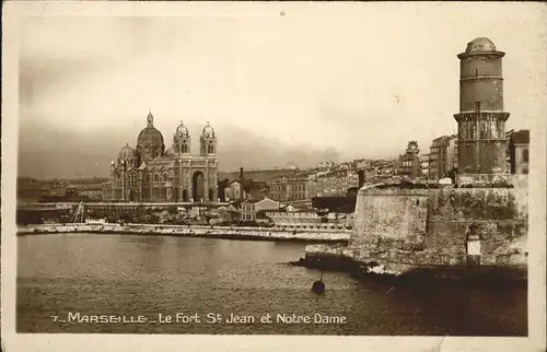 Marseille Fort St. Jean et Notre Dame Cote d Azur Kat. Marseille