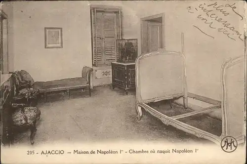 Ajaccio Maison de Napoleon Chambre Kat. Ajaccio