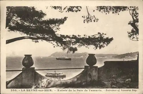 La Seyne sur Mer Entree de la Baie de Tamaris Vapeur Kat. La Seyne sur Mer