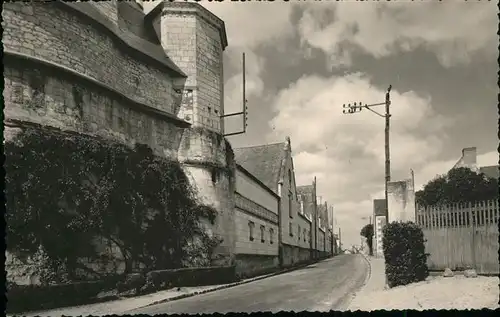 Benais Chateau et Rue Principale Kat. Benais