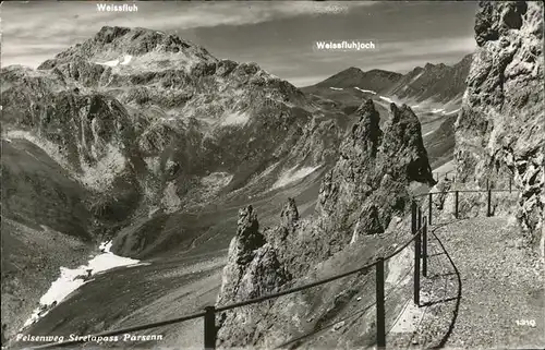 Davos GR Felsenweg Strelapass Kat. Davos