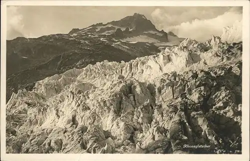 kk48881 Rhonegletscher Glacier du Rhone  Kategorie. Rhone Alte Ansichtskarten