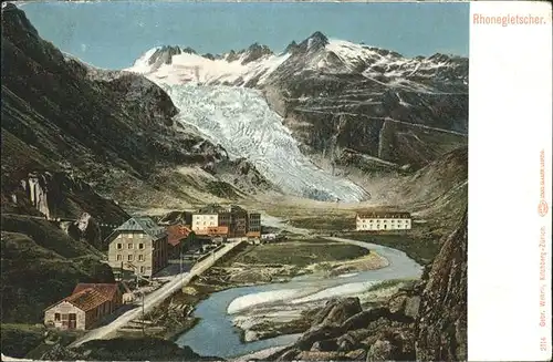 kk48895 Rhonegletscher Glacier du Rhone  Kategorie. Rhone Alte Ansichtskarten