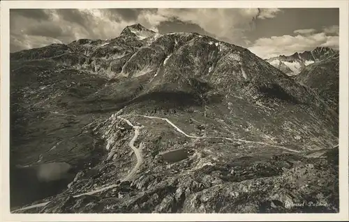 Grimsel Pass Pass-Strasse u.Passhoehe / Grimsel /Rg. Innertkirchen