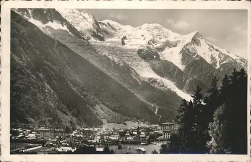 Chamonix mit Mont Blanc Kat. Chamonix Mont Blanc