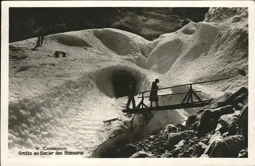 Chamonix Grotte au Glacier des Bossons Kat. Chamonix Mont Blanc