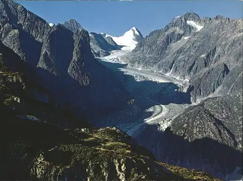 Fieschergletscher Eggishorngebiet Kat. Fiescher