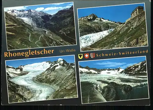 kk49297 Rhonegletscher Glacier du Rhone  Kategorie. Rhone Alte Ansichtskarten