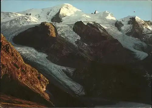 Sustenstrasse Am Sustenpass mit Steingletscher Kat. Susten