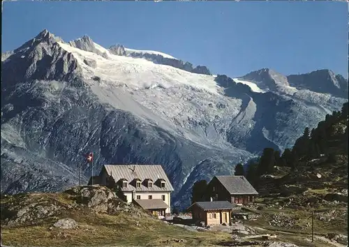 Aletschgletscher Rieder Furka am grossen Aletschgletscher Kat. Aletsch Grosser