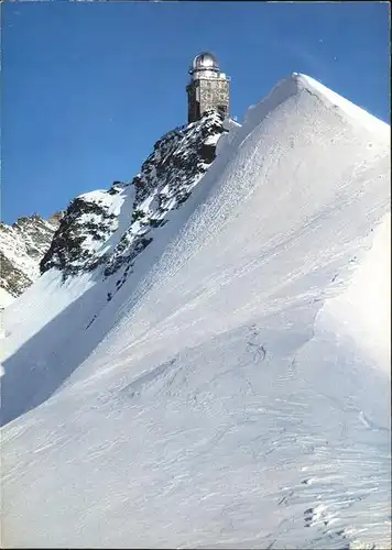 Jungfraujoch mit Observatorium Kat. Jungfrau