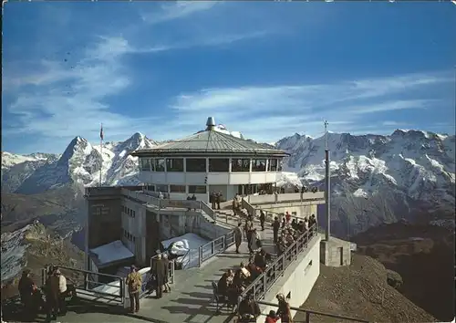 Schilthorn Muerren Drehrestaurant (sauberer Werbestempel) Kat. Schilthorn