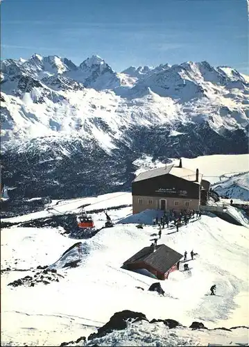 St Moritz GR Gipfelrestaurant Piz Nair Kat. St Moritz