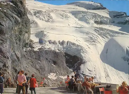 Engelberg OW Terrasse vom Restaurant Sand Kat. Engelberg