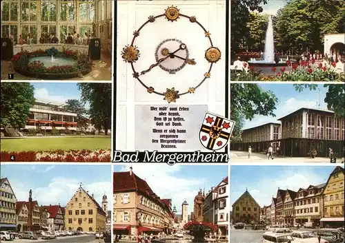 Bad Mergentheim Burgstrasse u.Marktplatz Kat. Bad Mergentheim