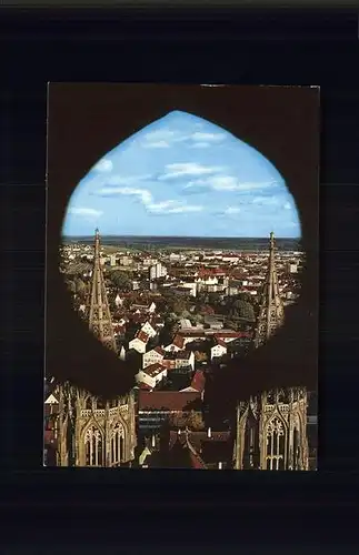 Ulm Donau Blick vom Muenster Kat. Ulm