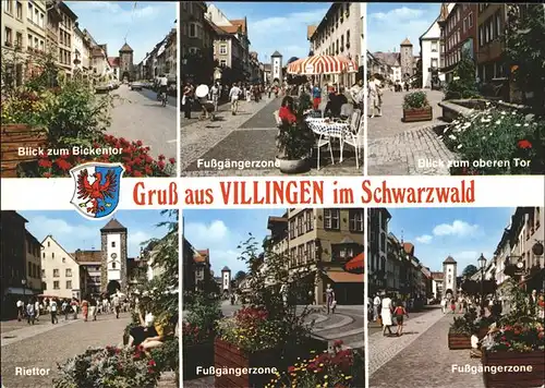 Villingen-Schwenningen Riettor u.Fussgaengerzonen / Villingen-Schwenningen /Schwarzwald-Baar-Kreis LKR