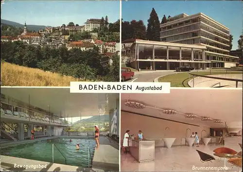 Baden Baden Augustabad Kat. Baden Baden